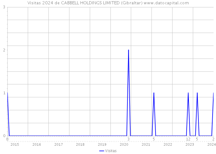 Visitas 2024 de CABBELL HOLDINGS LIMITED (Gibraltar) 