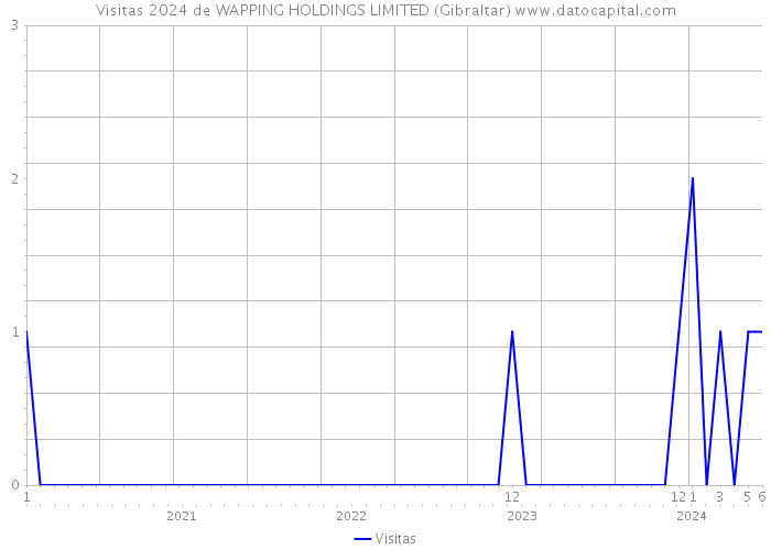 Visitas 2024 de WAPPING HOLDINGS LIMITED (Gibraltar) 