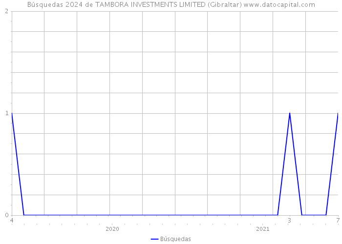 Búsquedas 2024 de TAMBORA INVESTMENTS LIMITED (Gibraltar) 