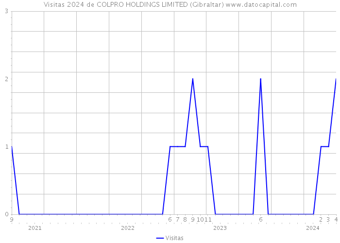 Visitas 2024 de COLPRO HOLDINGS LIMITED (Gibraltar) 