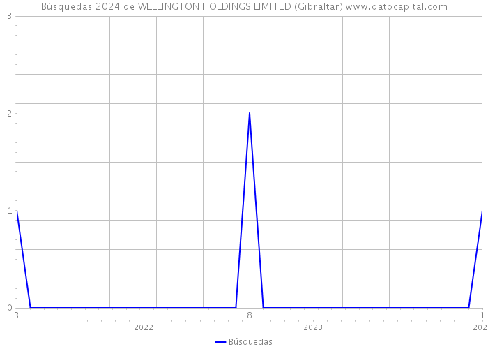 Búsquedas 2024 de WELLINGTON HOLDINGS LIMITED (Gibraltar) 