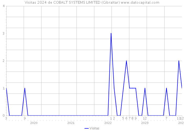 Visitas 2024 de COBALT SYSTEMS LIMITED (Gibraltar) 