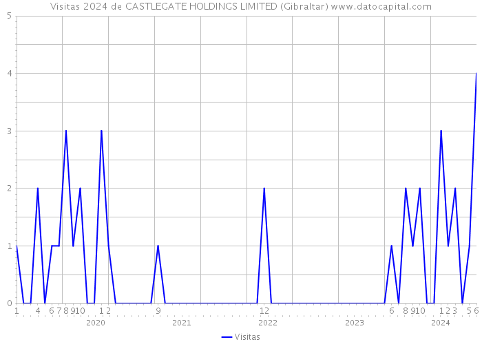 Visitas 2024 de CASTLEGATE HOLDINGS LIMITED (Gibraltar) 