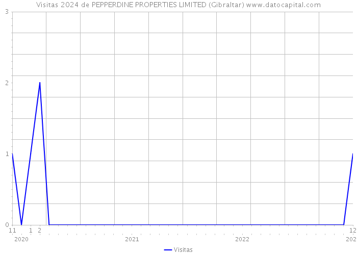 Visitas 2024 de PEPPERDINE PROPERTIES LIMITED (Gibraltar) 