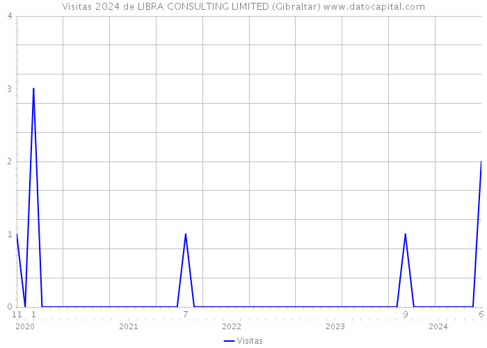 Visitas 2024 de LIBRA CONSULTING LIMITED (Gibraltar) 