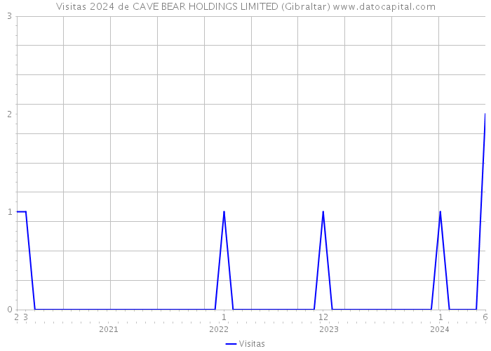 Visitas 2024 de CAVE BEAR HOLDINGS LIMITED (Gibraltar) 