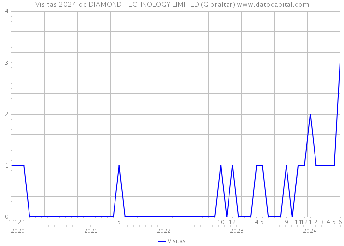 Visitas 2024 de DIAMOND TECHNOLOGY LIMITED (Gibraltar) 