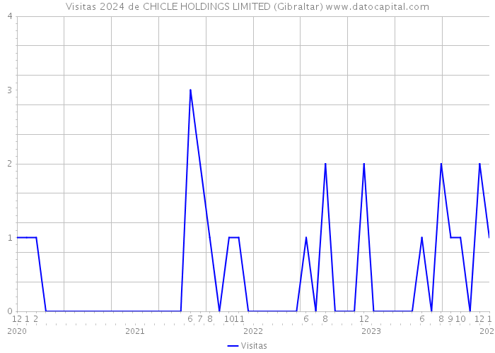 Visitas 2024 de CHICLE HOLDINGS LIMITED (Gibraltar) 