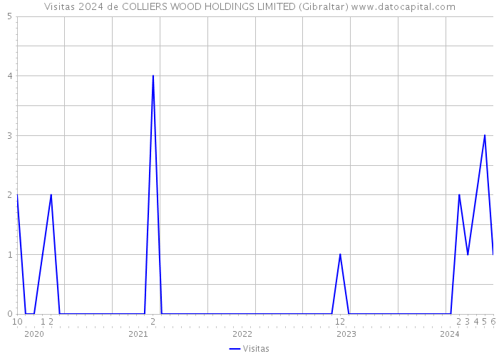 Visitas 2024 de COLLIERS WOOD HOLDINGS LIMITED (Gibraltar) 