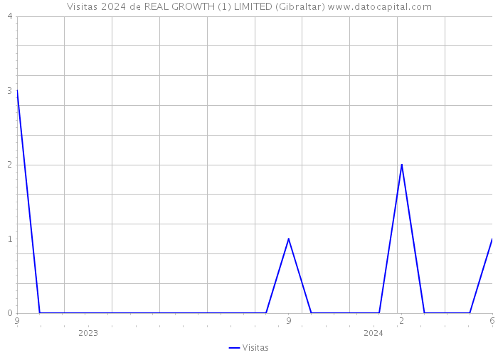Visitas 2024 de REAL GROWTH (1) LIMITED (Gibraltar) 