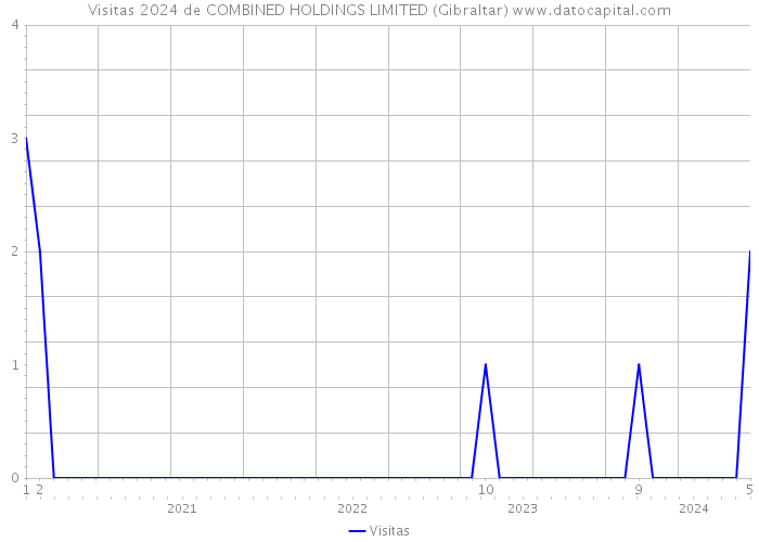 Visitas 2024 de COMBINED HOLDINGS LIMITED (Gibraltar) 