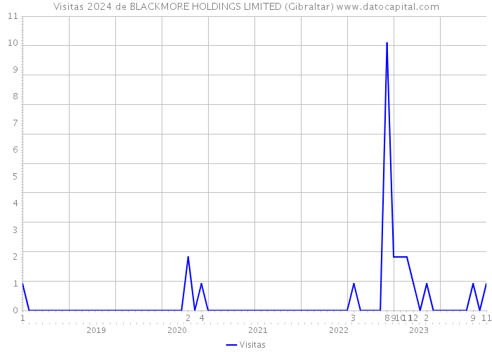 Visitas 2024 de BLACKMORE HOLDINGS LIMITED (Gibraltar) 
