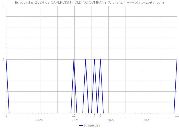 Búsquedas 2024 de CAVENDISH HOLDING COMPANY (Gibraltar) 