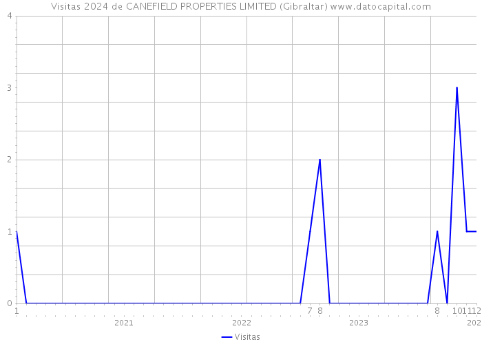 Visitas 2024 de CANEFIELD PROPERTIES LIMITED (Gibraltar) 