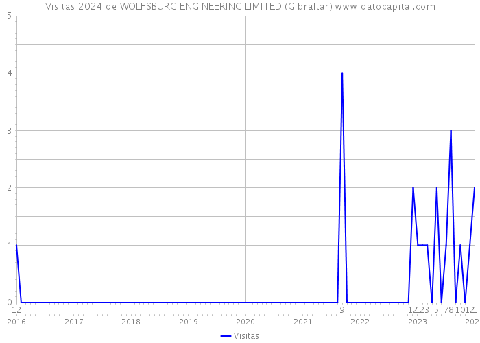 Visitas 2024 de WOLFSBURG ENGINEERING LIMITED (Gibraltar) 